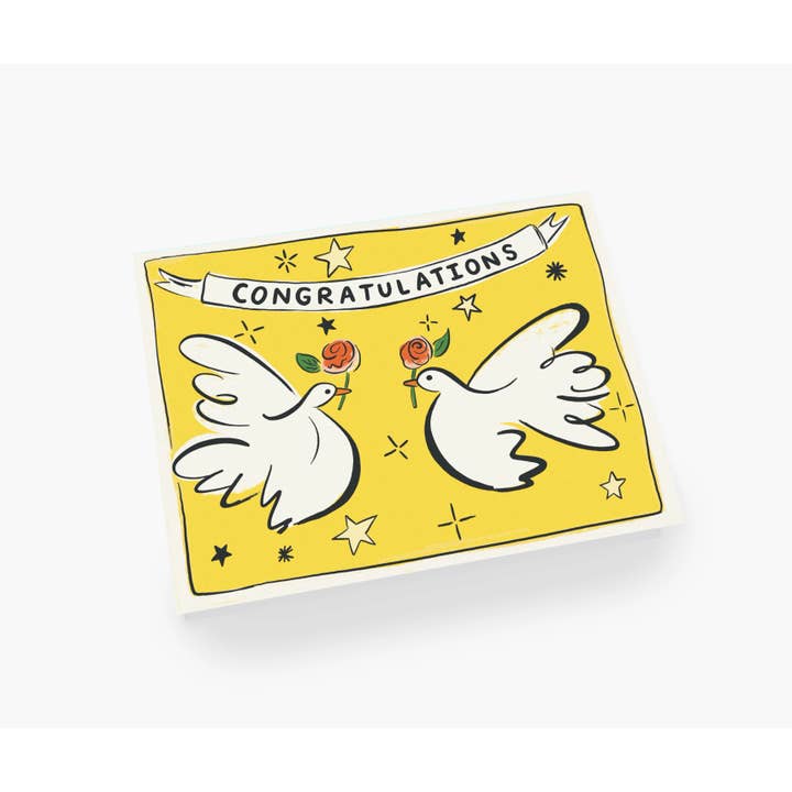 Courage Card Co. - Wholesale Wedding Card - Congrats Dove1