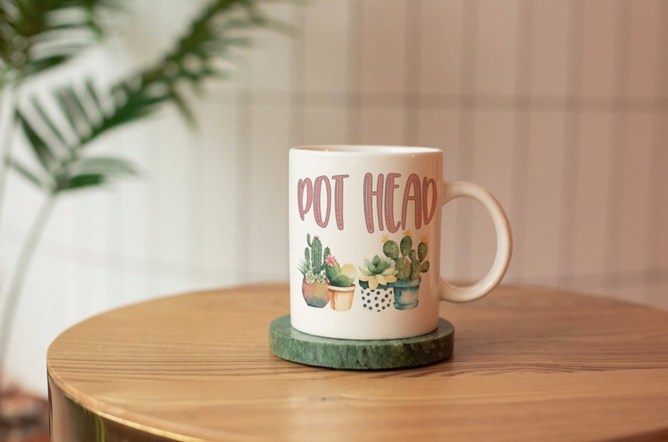 Greens N' Things LLC - Wholesale Coffee Mug - Pot Head Mug1