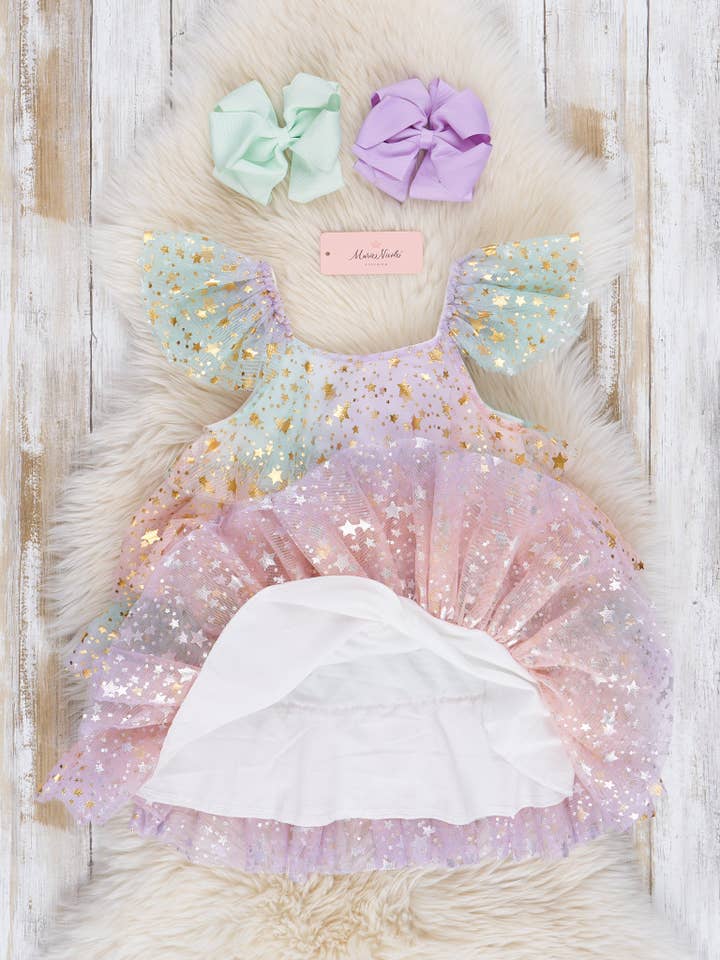 Marie Nicole Clothing - Wholesale Dress - Kids - Fairy Sparkles Tiered Tulle Dress