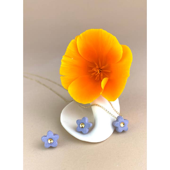 Barrow PDX - Wholesale Pendant/Charm Necklace - Mini Flower Necklace - Various Colors6