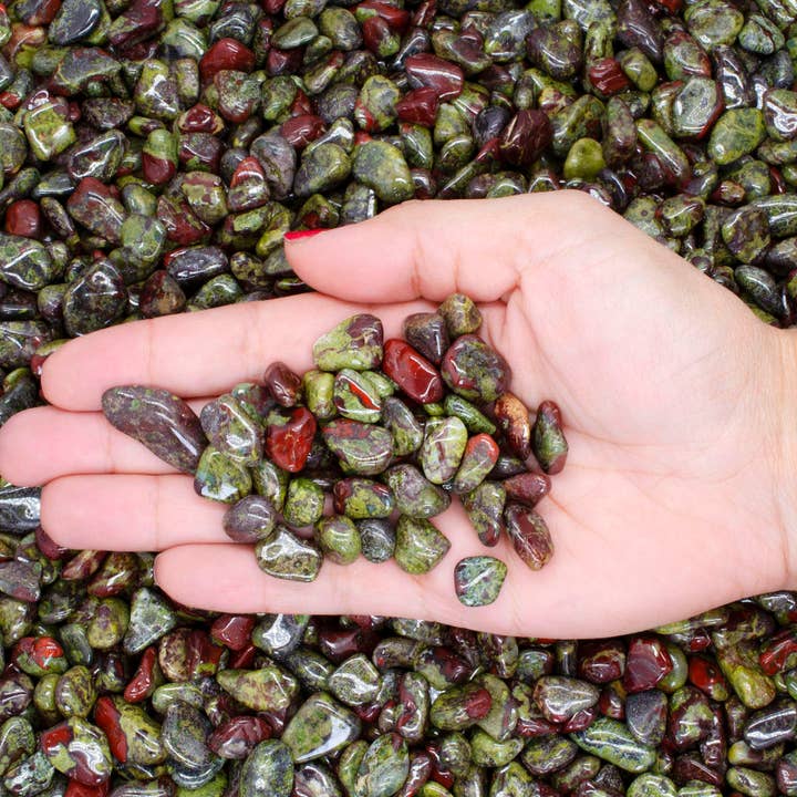 Fantasia Mining - Wholesale Spiritual Stone/Crystal - Tumbled Dragon Stone - 0.4" to 0.6" - Size 4 (1lb)3