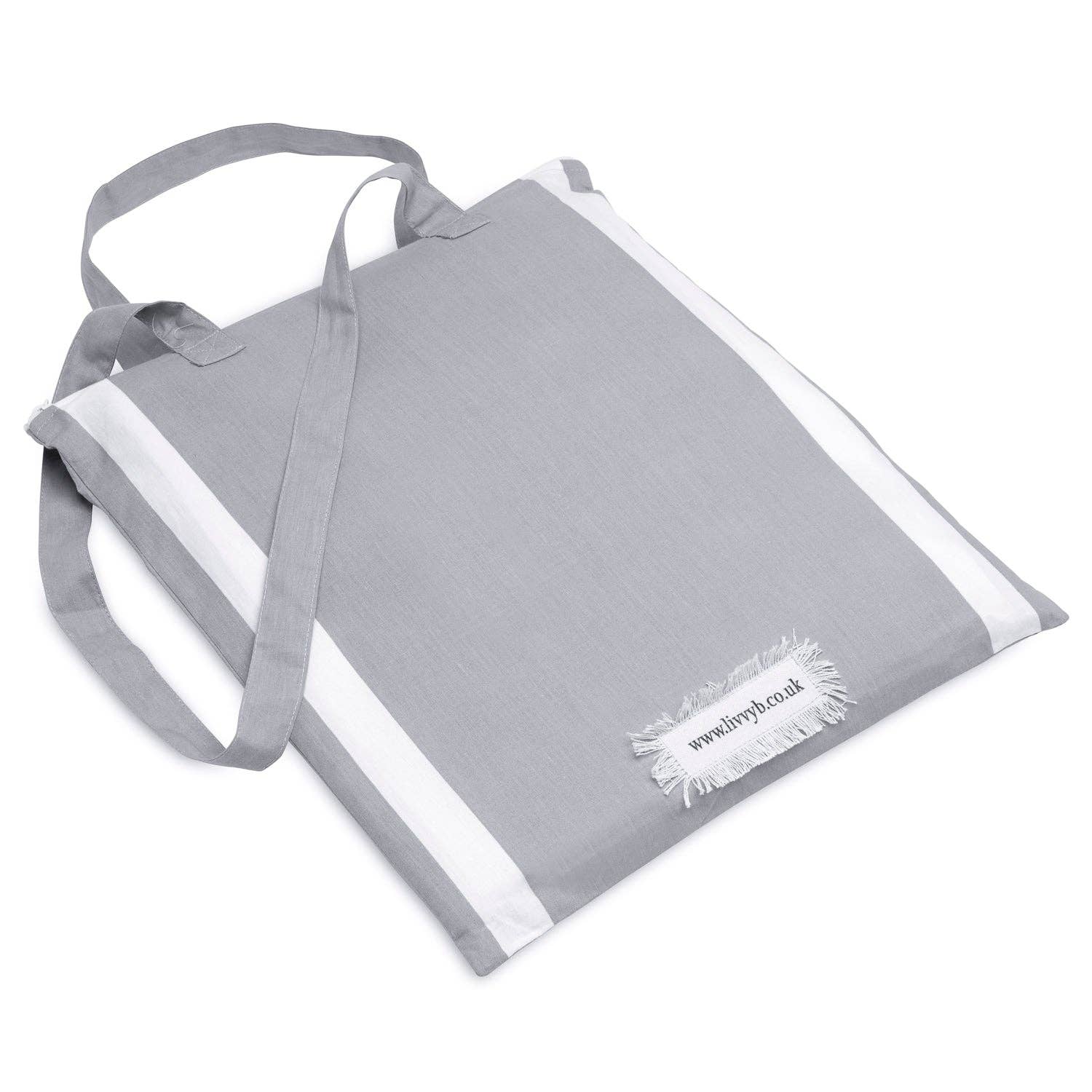 Grey Reversible Thick Striped Bedding Set for wholesale on Faire3