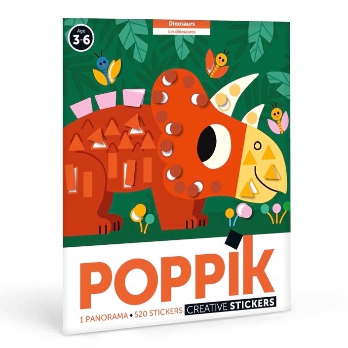 Dinosaures - Poster Panorama en sticker 3+ pour la vente par POPPIK