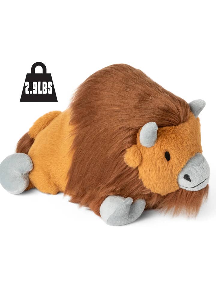 Weighted Bison | Weighted Buffalo | Weighted Plushie for wholesale by Roamin' Bison Workshop