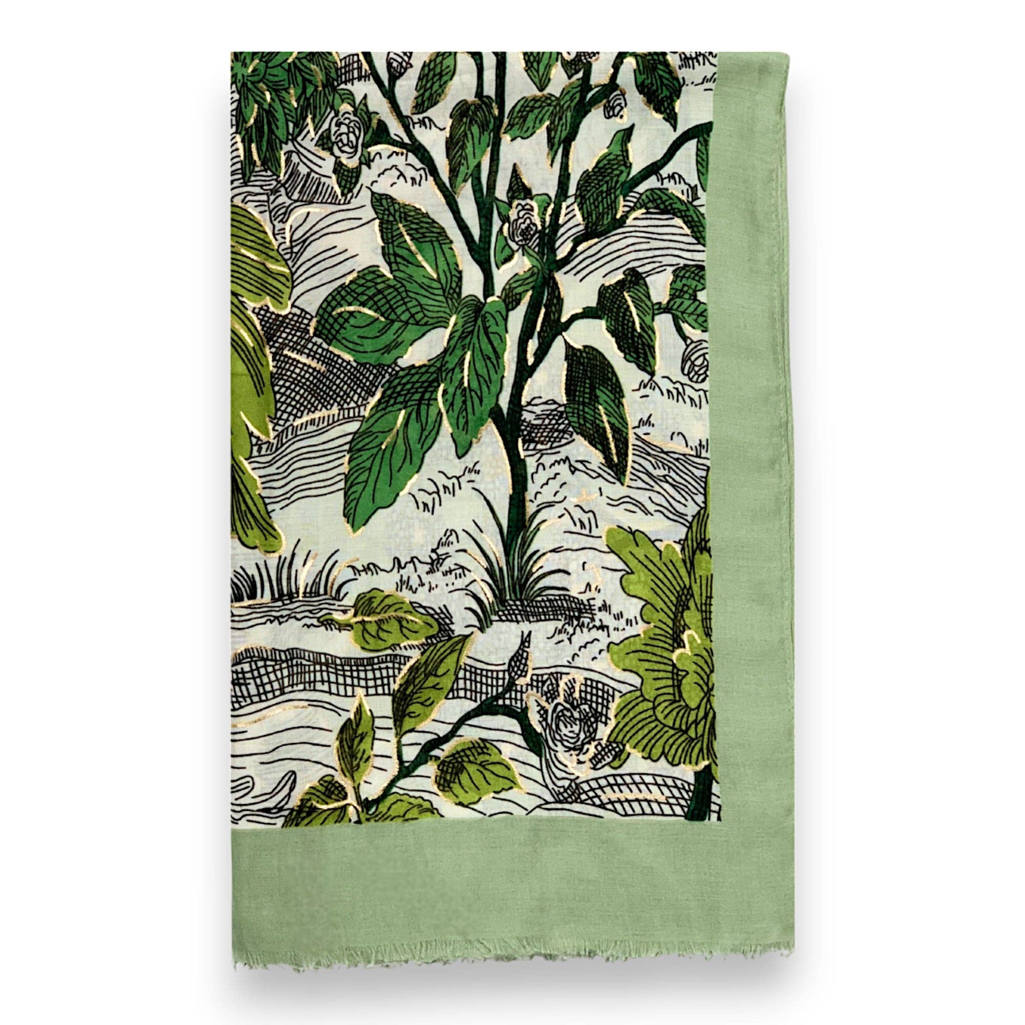 Lili Scarves (US Duty Free) – wholesale Scarf – Women's – Nature Art Print Scarf9