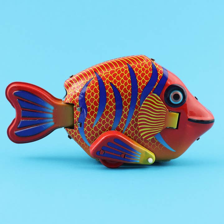 Tribal Trade GmbH - Wholesale Decorative Figurine - Tin Toy Colorful Fish Happy Fish Tin Fish5