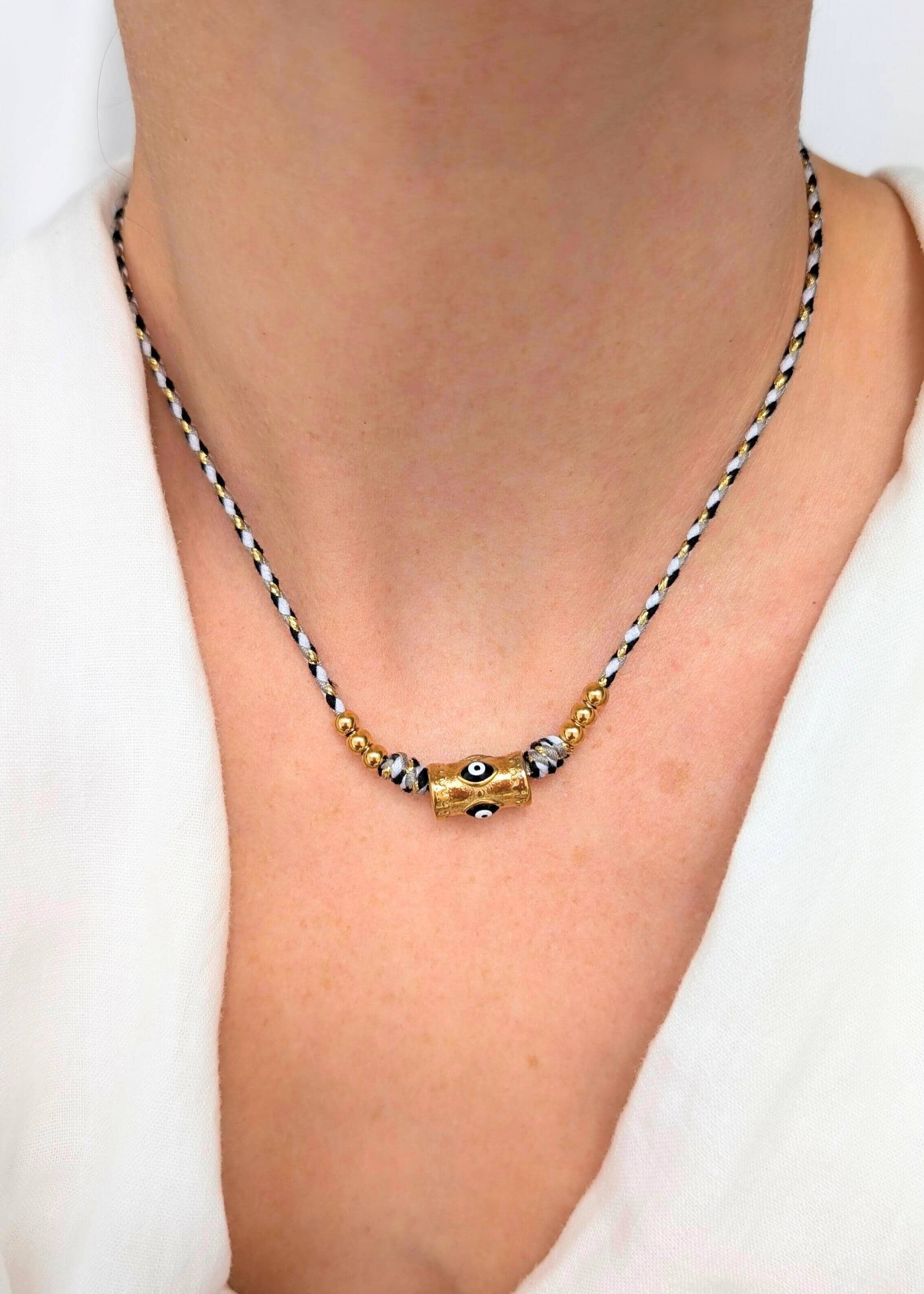 L'Atelier d'Artémis - Wholesale Halskettinghanger - INDI twee-in-één sieraad – omvormbare ketting & armband25