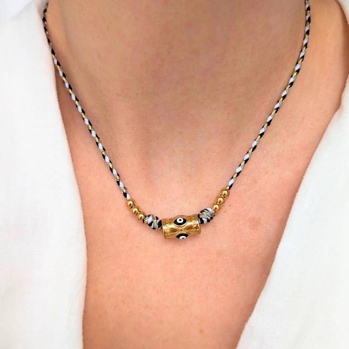 L'Atelier d'Artémis - Wholesale Halskettinghanger - INDI twee-in-één sieraad – omvormbare ketting & armband25