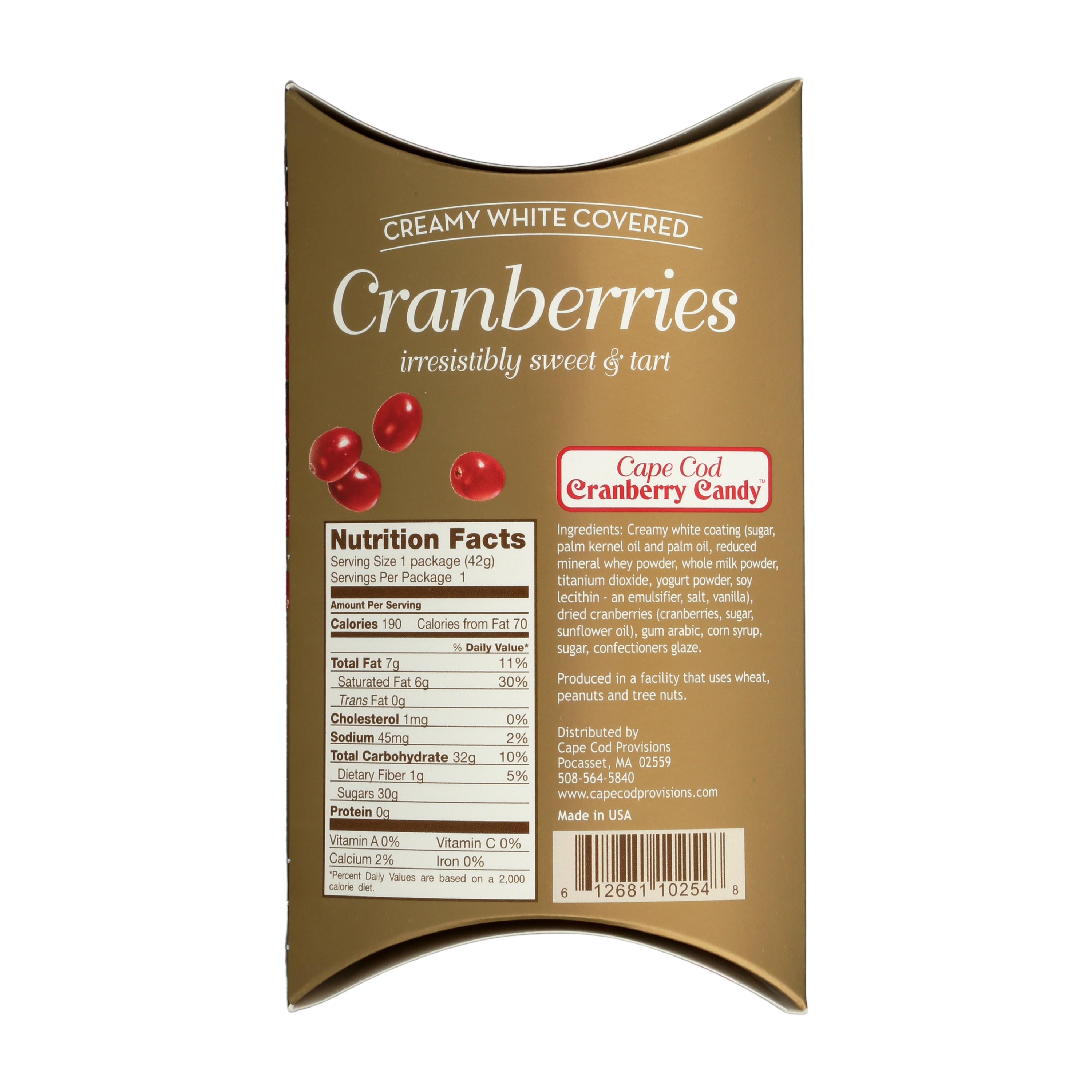 Cape Cod Provisions - Vente Barre chocolatée - Canneberges au yogourt blanc crémeux2