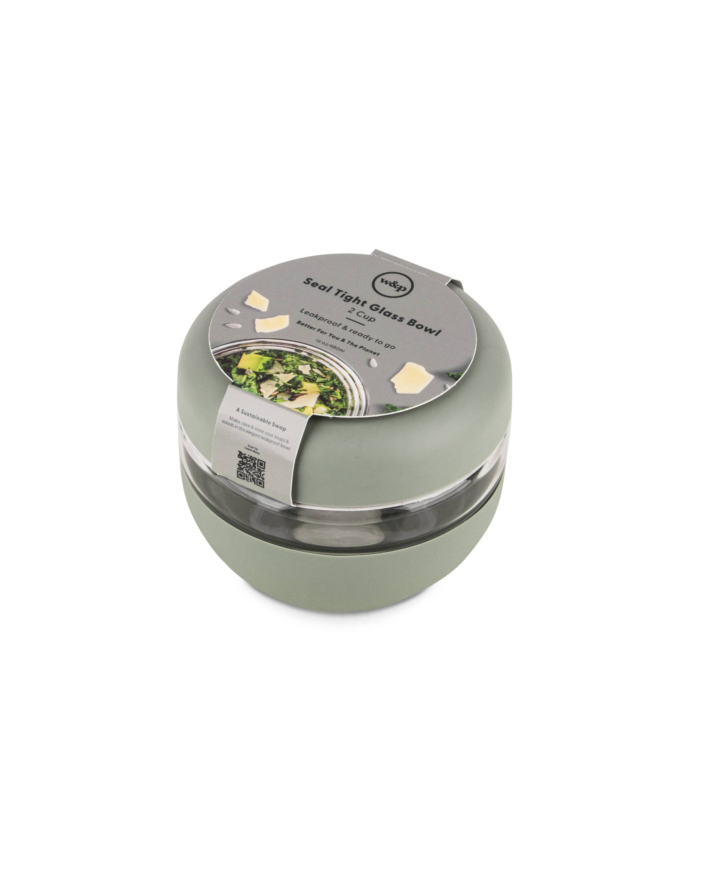 W&P - Vendita all'ingrosso Contenitori per alimenti - Ciotola ermetica con guarnizione in vetro e contenitore6