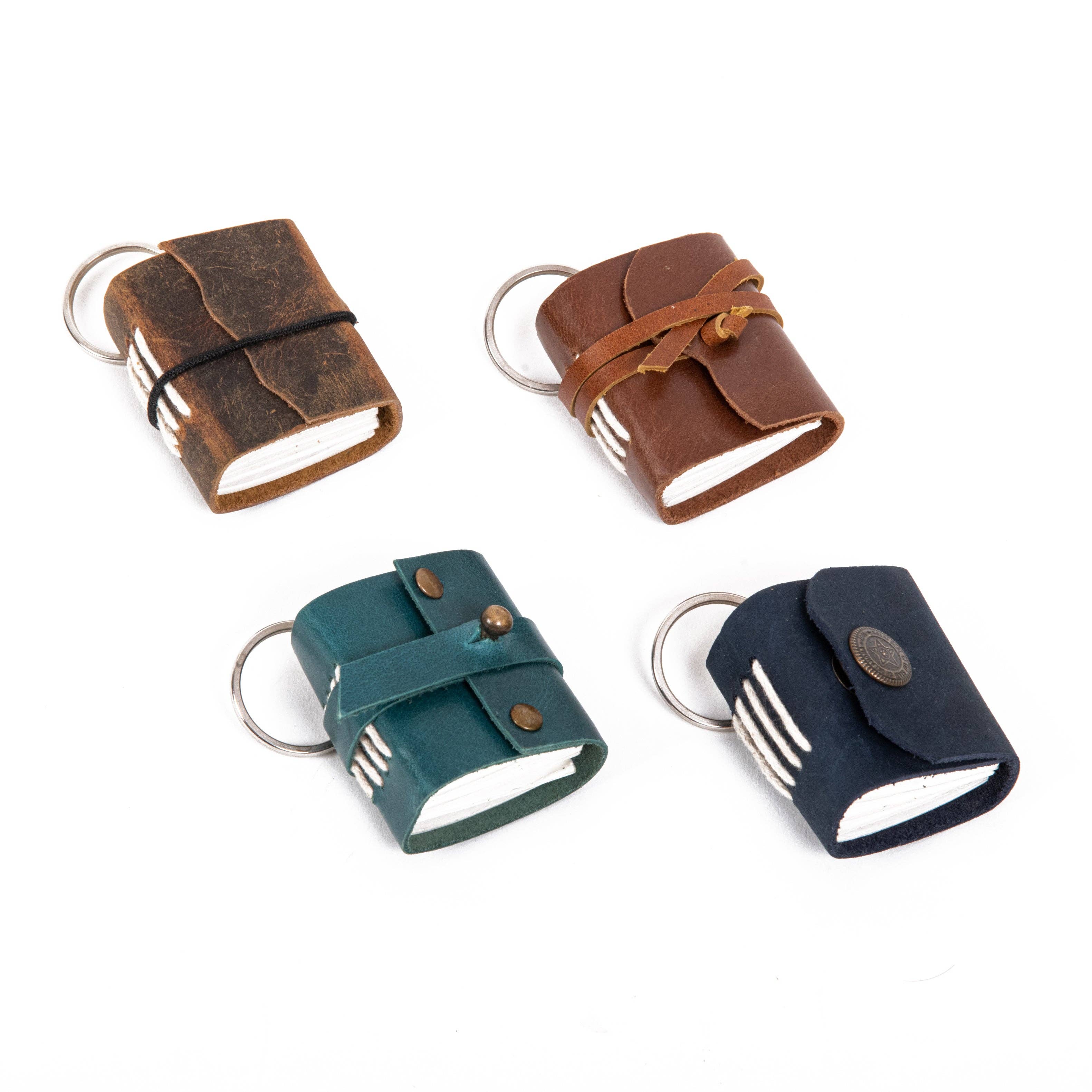 R K Handicrafts and Exporters - Vente Journal intime - Porte-clés journal miniature en cuir8