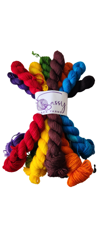Sassy Black Yarns - Wholesale Yarn - The Broken Crayons0