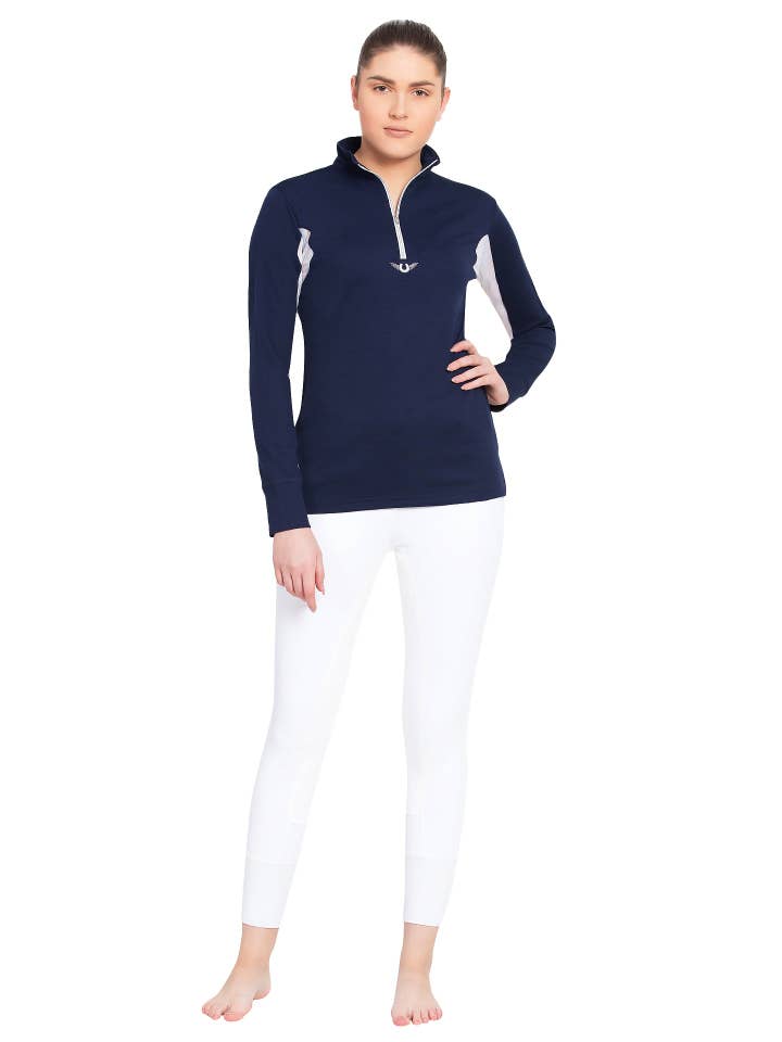 JPC Equestrian - Wholesale Athletic top – Women′s - TuffRider Ladies Ventilated Technical Long Sleeve Sport Shirt22