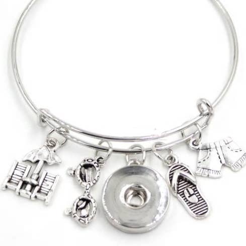 Say It in A Snap Jewelry - Venta al por mayor Moneda/objeto de coleccionista - Say It In A Snap - Tarjeta temática de playa de verano con Snap