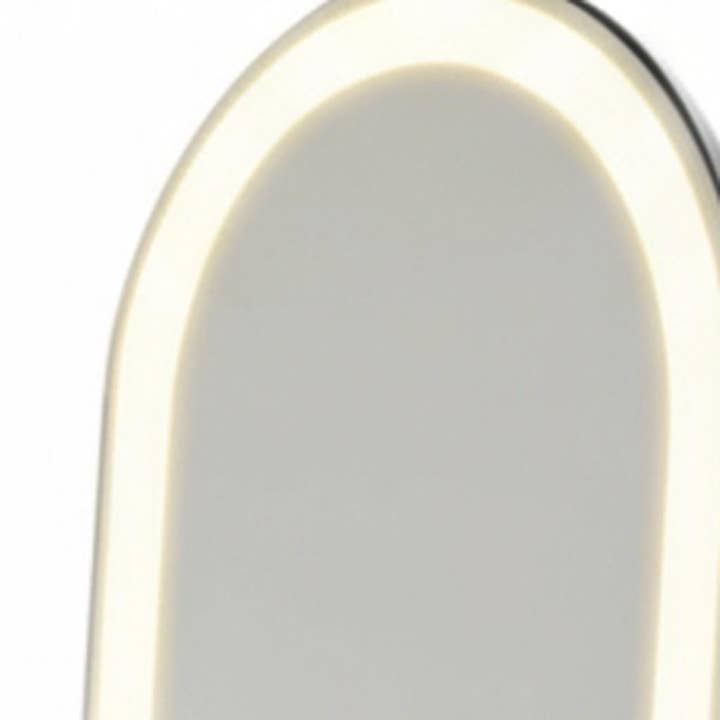 HomeRoots - Wholesale Vanity Mirror - 60" Clear Arch Lighted Freestanding and Wall Mount Frameless Full Length Mirror3