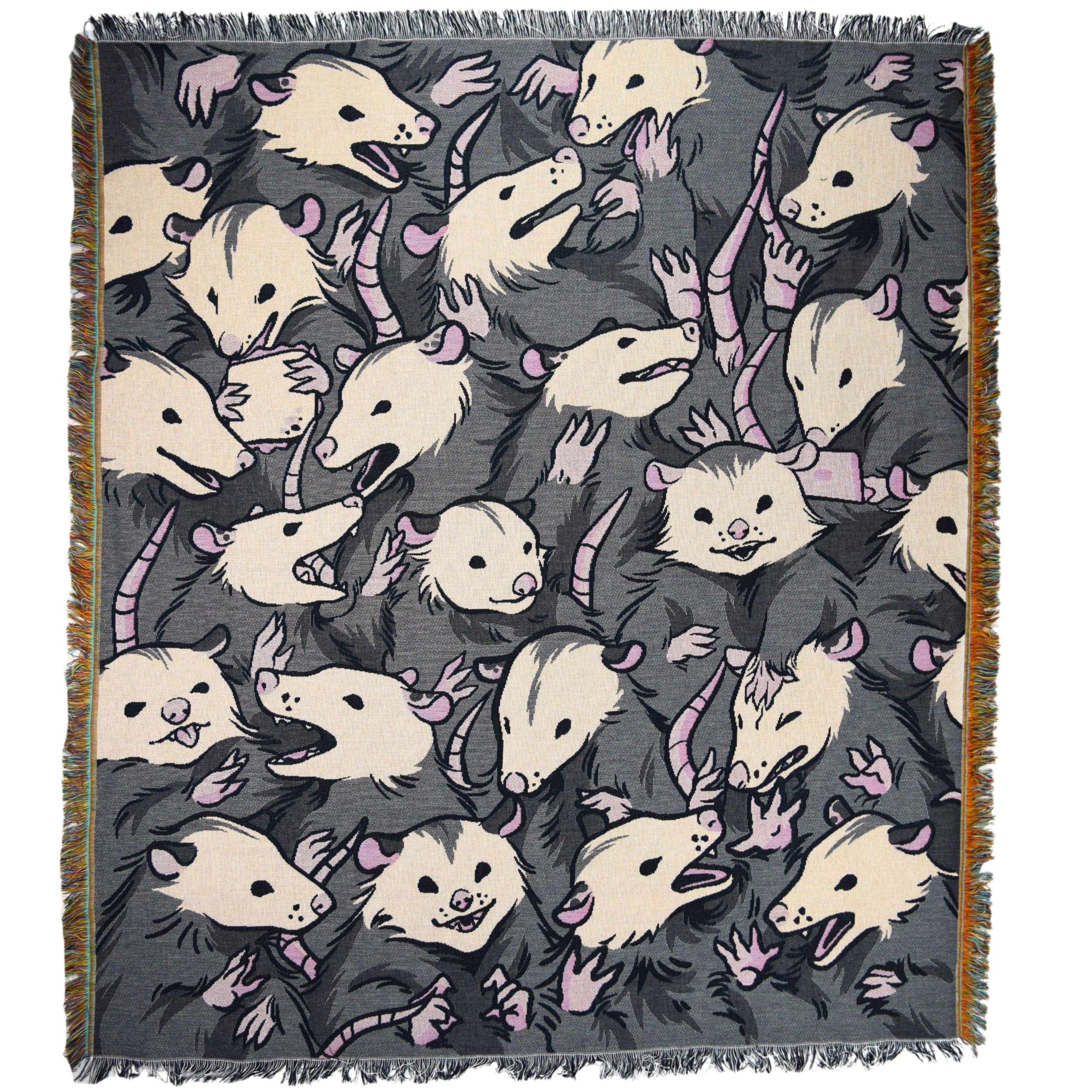 Steady Hands - Wholesale Throw Blanket - All The Possum-bilities Blanket0