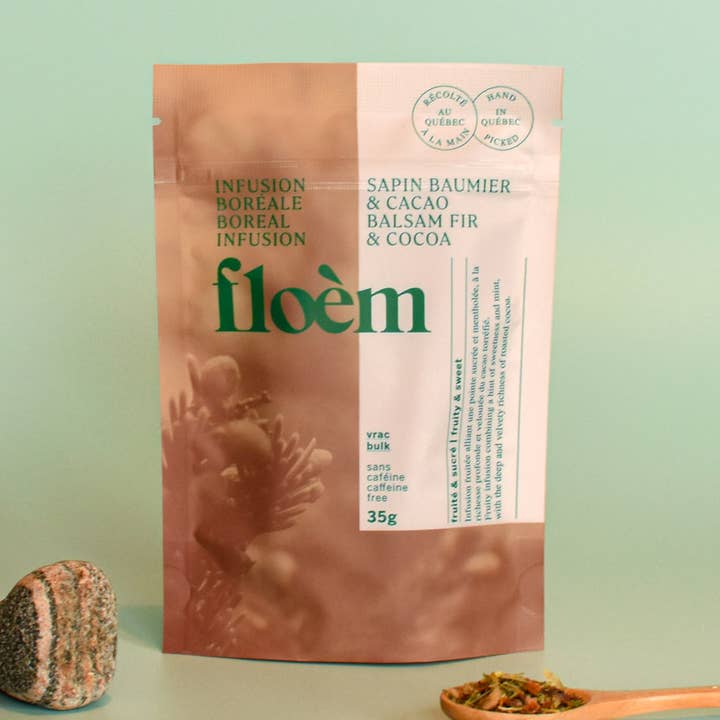 Nordic Herbal Tea - Balsam fir & Cocoa for wholesale by Floèm