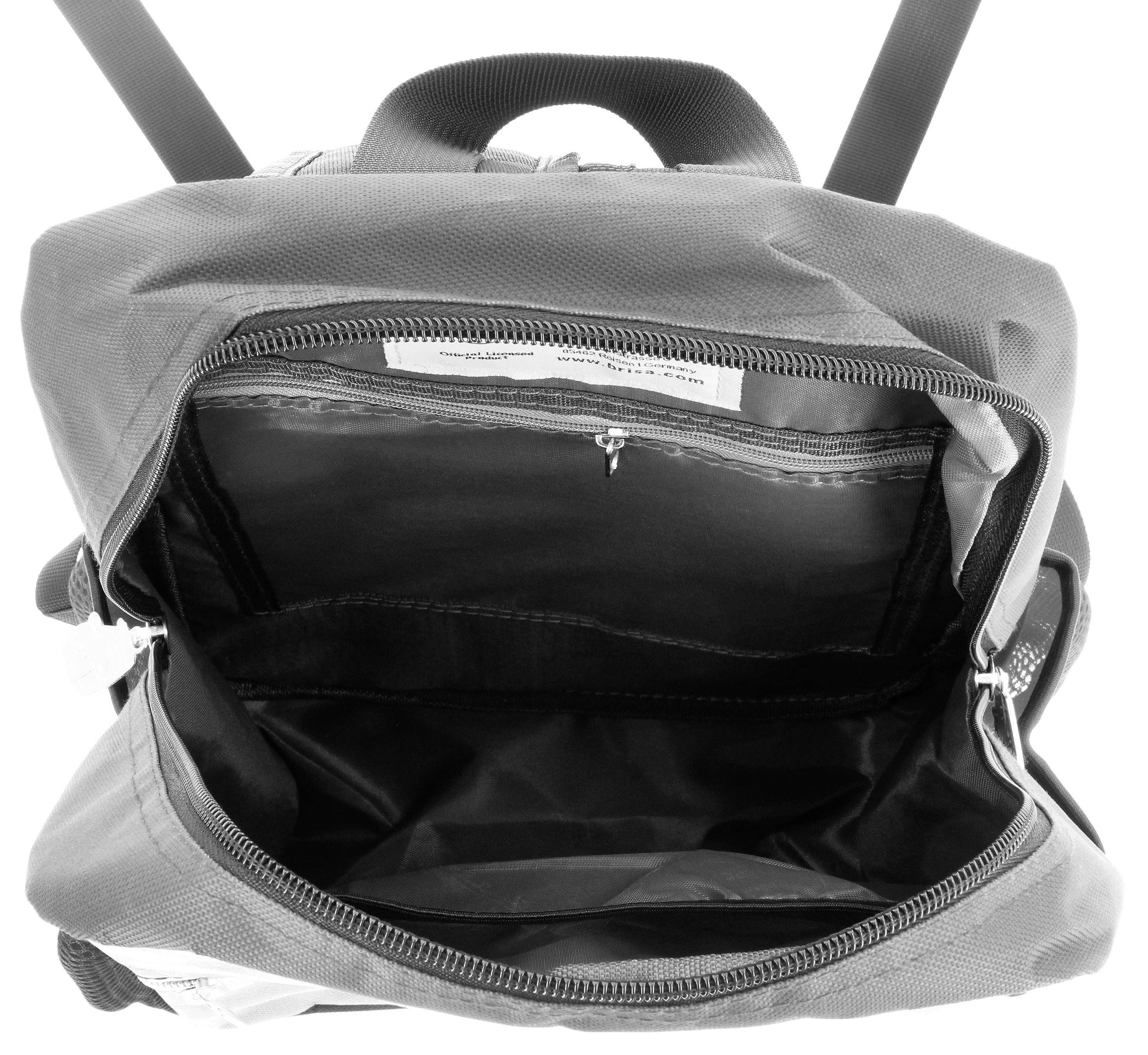 VW Collection by BRISA - Wholesale Backpack - Unisex - VW T1 Bus Office Outdoor Travel Backpack - GN (S)4