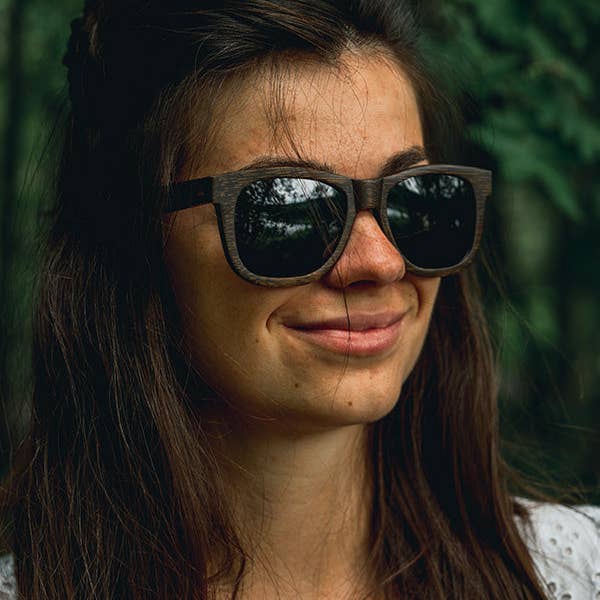 Wood&Chic - Wholesale Sunglasses - Unisex - Unisex UV400 Wooden Sunglasses - Nutmeg2