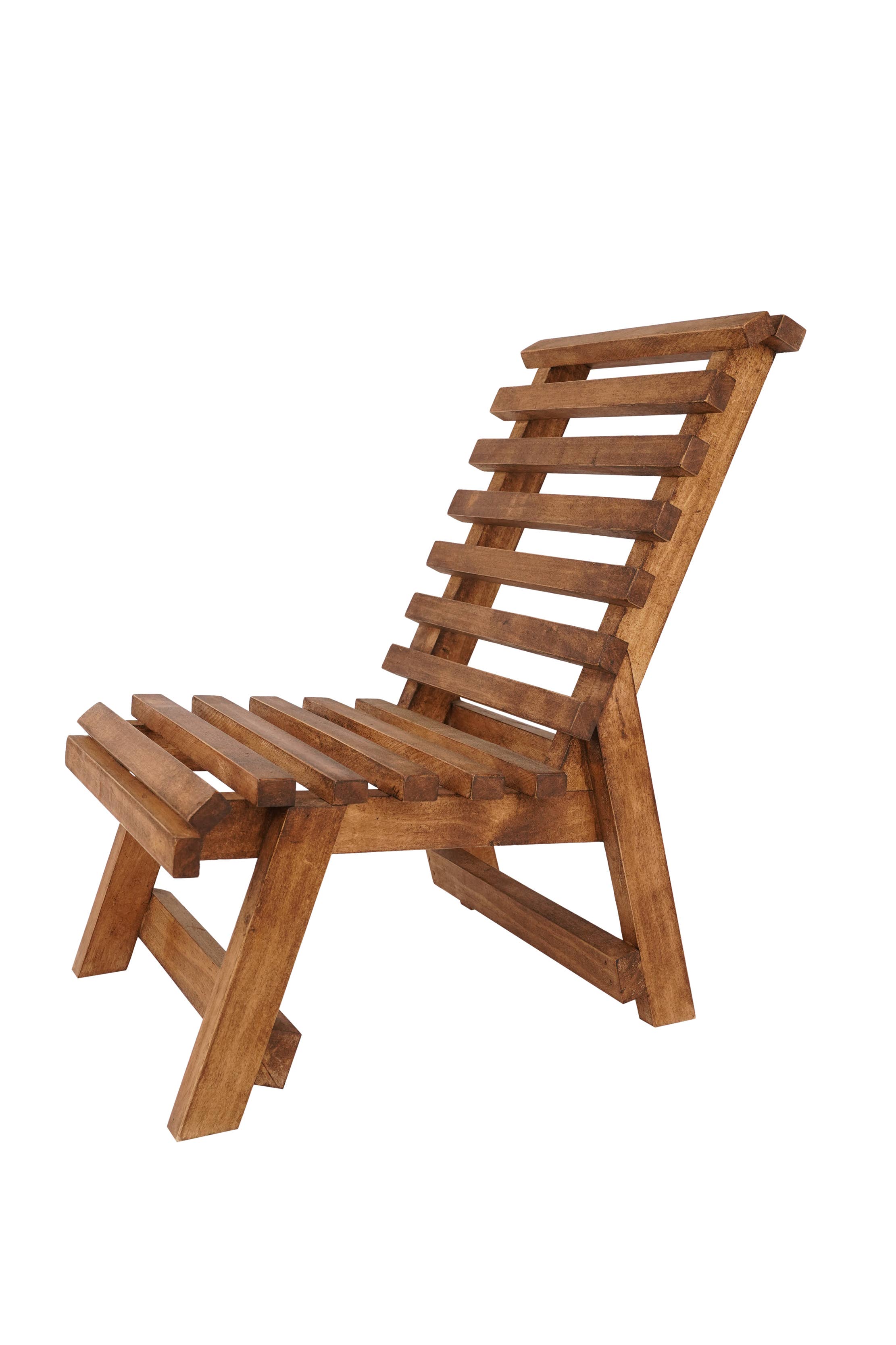 My Amigos Imports - Wholesale Chair - CLEARANCE-Wooden Lounge Chair-Display-11x14x19H inches--$327