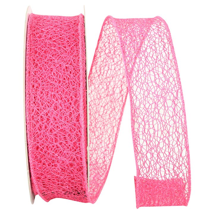 Web Wired Edge, Fuchsia, 1-1/2 In, 25 Yards for wholesale by RELIANT RIBBON
