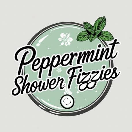 Peppermint Fizzies - Duschschmelzen für den Großhandel von Fizz Bizz LLC