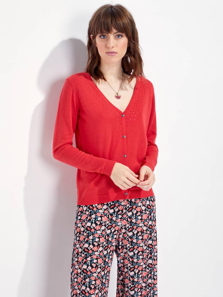 P22 CHALECO AMAPOLA CORANI para venta al por mayor de La Fiancee