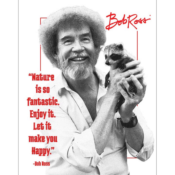 Desperate Enterprises - Wholesale Sign - Bob Ross - Nature Bob