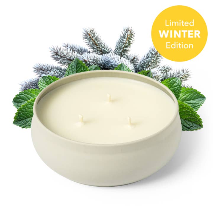 Snowscape 3-Wick Candle for wholesale by Grow Fragrance