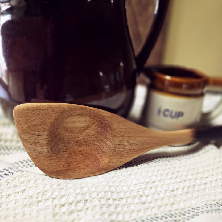 Two Ravens: Tool & Craft - Wholesale Kitchen Spoon - Souper Spoon - Handmade Wood Kitchen Utensil2