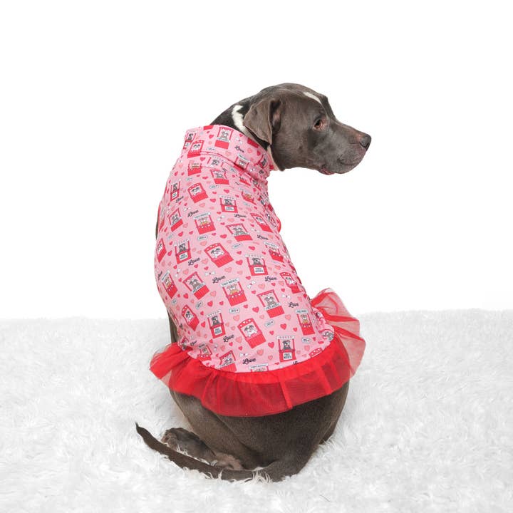 Pittie Kissing Booth TUTU - Pink for wholesale by Pittie Clothing Co.