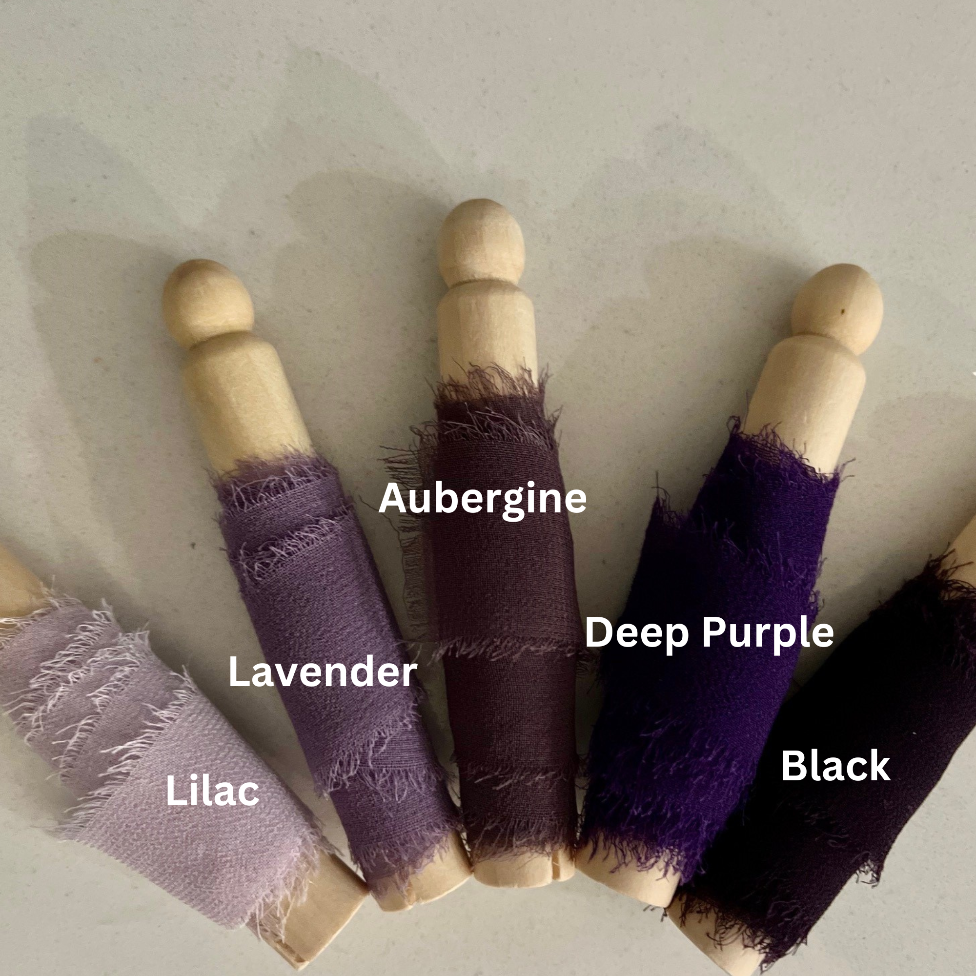 Olive Lane - Venta al por mayor Cintas - Envoltorio de regalos - Rollo de 10 m de cinta de gasa con borde crudo disponible en más de 30 colores5