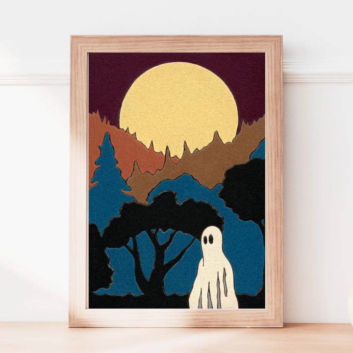 The Long Walk Home, 5x7 Inch Giclée Fine Art Print for wholesale by Backseat Window