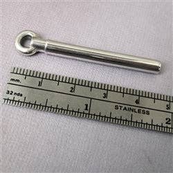 Luxe Design Jewellery - Wholesale Individual Charm/Pendant - Cylinder Urn Pendant for Cremation Ashes Sterling Silver Matte4