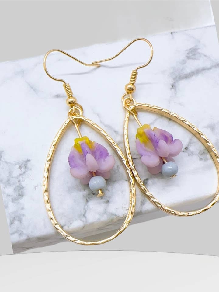 Crown Flower Earring for wholesale by Anela's Jewelry