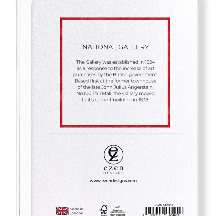 Ezen Trade - Wholesale Everyday Greeting Card - NATIONAL GALLERY: Greeting Card1