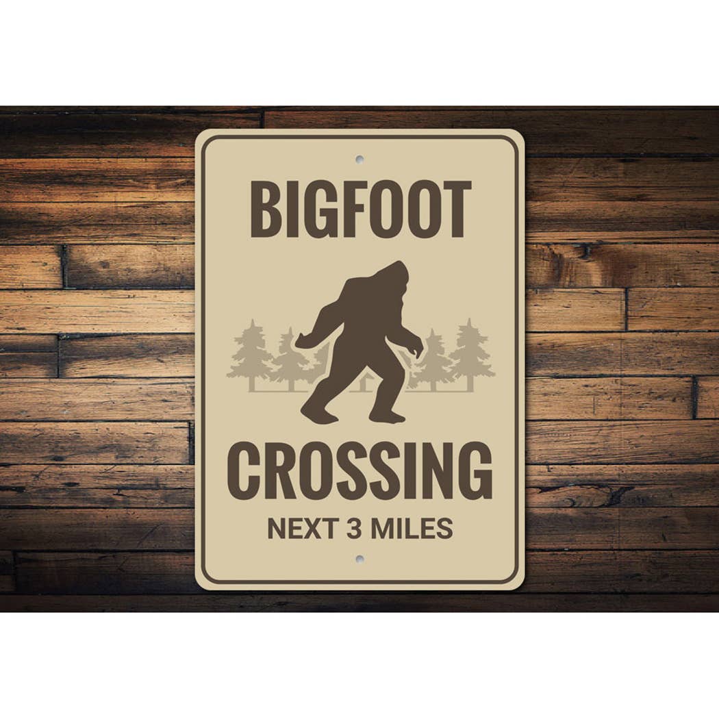 Lizton Sign Shop, Inc - Wholesale Sign - Bigfoot Crossing Sign1