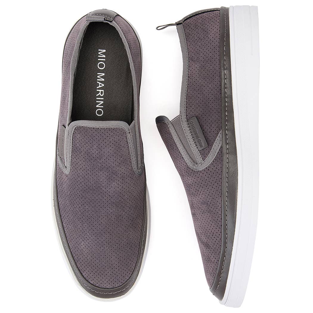 Mio Marino - Wholesale Slip On Sneakers - Men's - Suede Fashion Sneaker7
