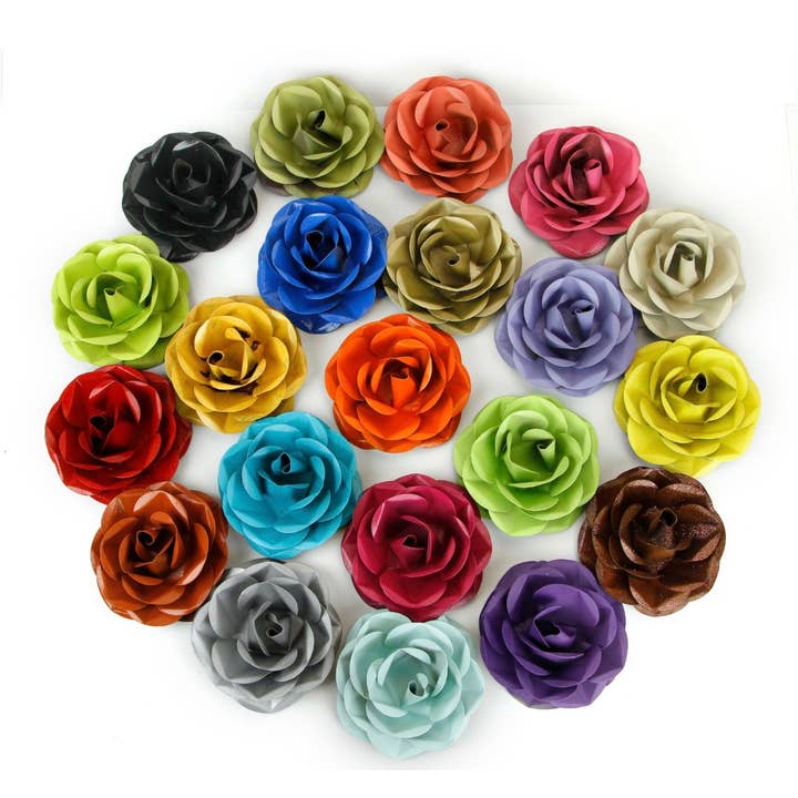 Whimsies - Wholesale Magnet - Metal flower magnets Spring Garden USA eco friendly recycled