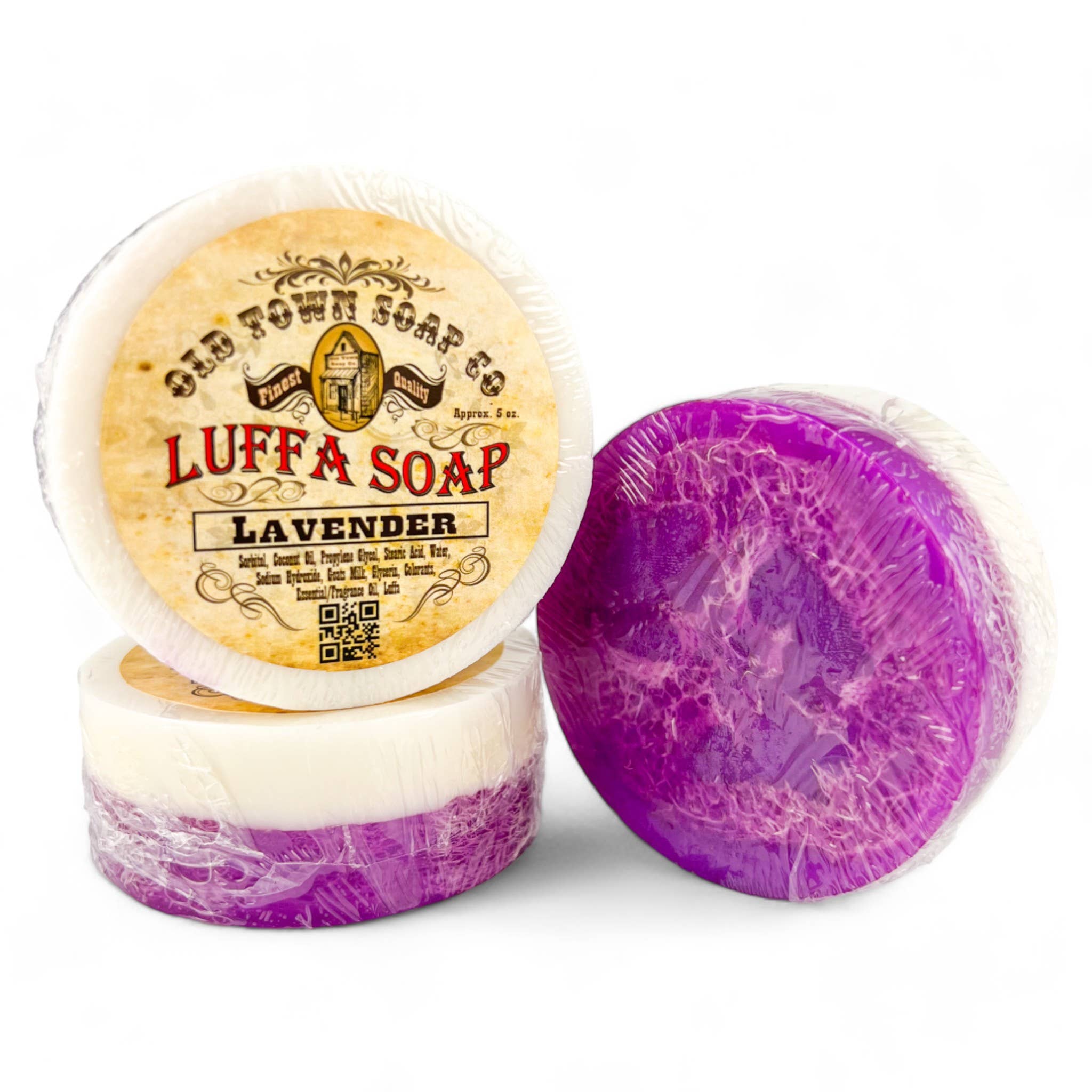 Old Town Soap Co. - Wholesale Bar Soap - Luffa Soap -Available in 20 scents -Goat's Milk Soap9