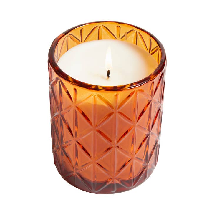 Gewürzter Kürbisduftkerze in großer dekorativer Glas 15oz Ktn.6 für den Großhandel von Hillhouse Naturals/Field+Fleur