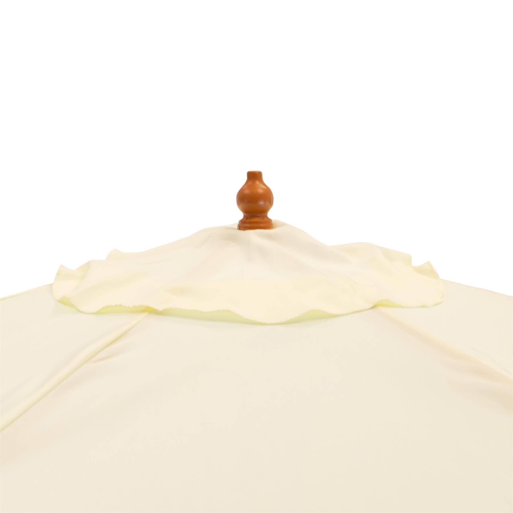 Rinkit Ltd – Engroshandel Udendørs pynt/dekoration – Harbour Housewares Have Parasol - Træramme - Sten4