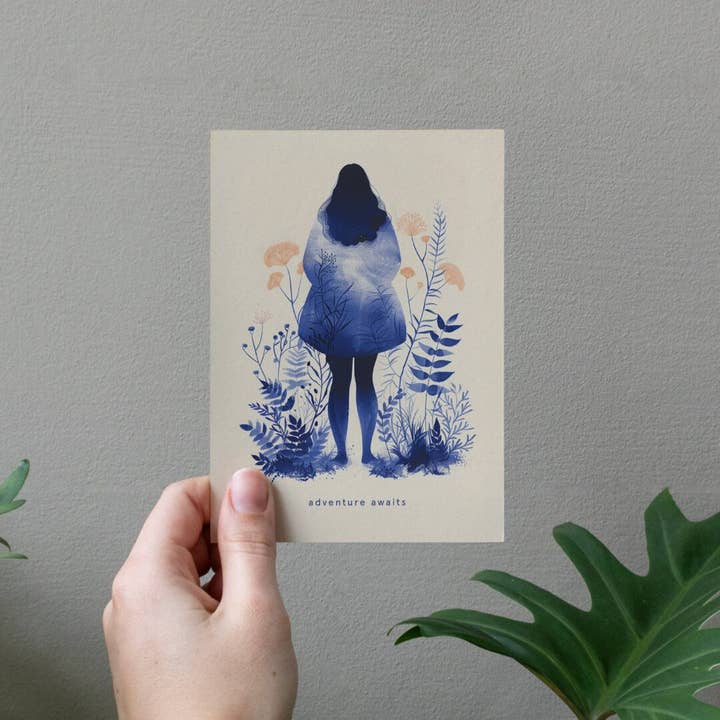 Botanopia - gifts , decor and cards for plant lovers - Wholesale Friendship Card - Adventure Awaits | Encouragement Friendship Card4
