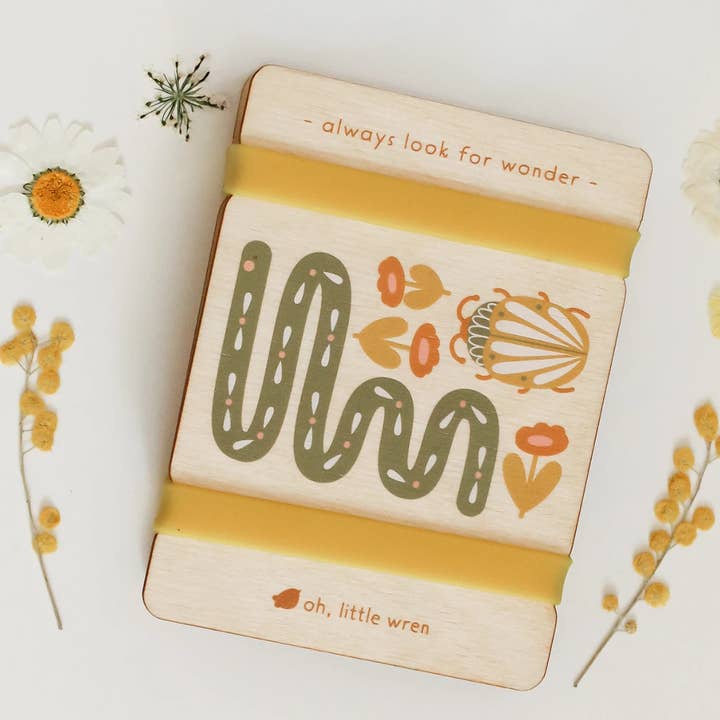 oh, little wren - Wholesale DIY Craft Kit - Kids - Little Nature Press - Mini Wooden Flower Press-Snake Design0