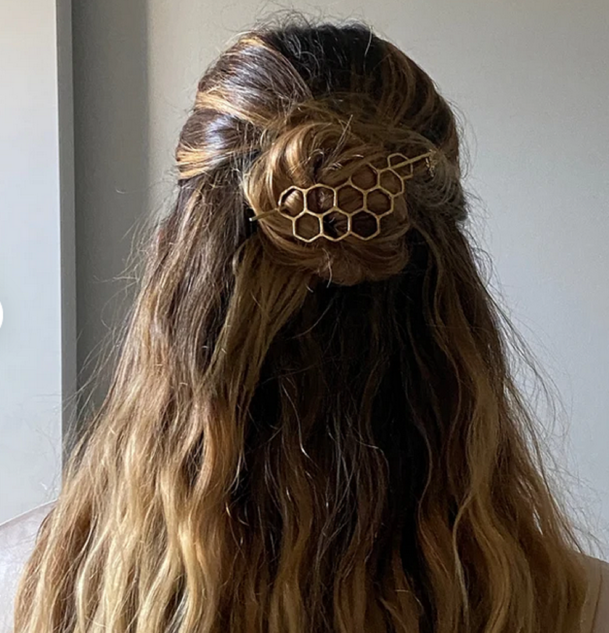 LadyJuneAccessories – wholesale Hair pin – Large Hair Slide,Honeycomb Hair Pin,Bun Clip,Hair Clip, Bee6
