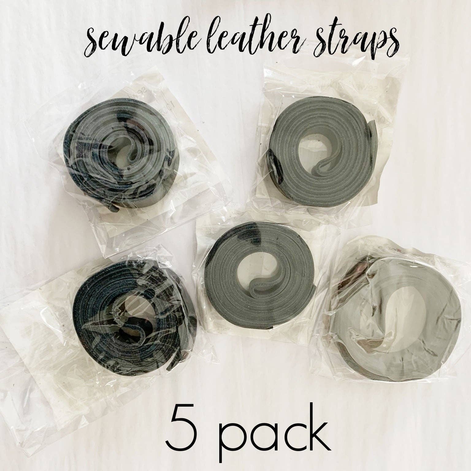 Sew Hungryhippie LLC - Wholesale Craft Supplies - Leather Strap 3/4" black22