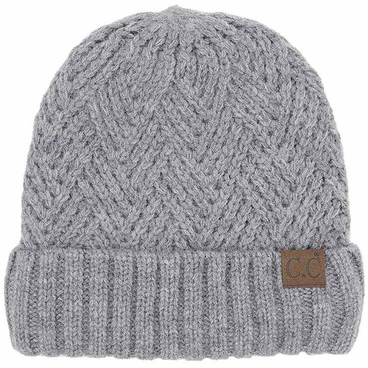Shopping2help - Wholesale Beanie - Women's - C.C Criss Cross Pattern Cuff Beanie Hats