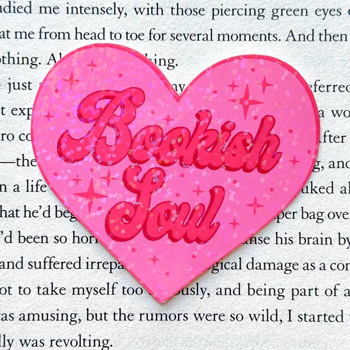 bookish soul heart Kindle bokklistermärke för wholesale av Smut Babe Co.