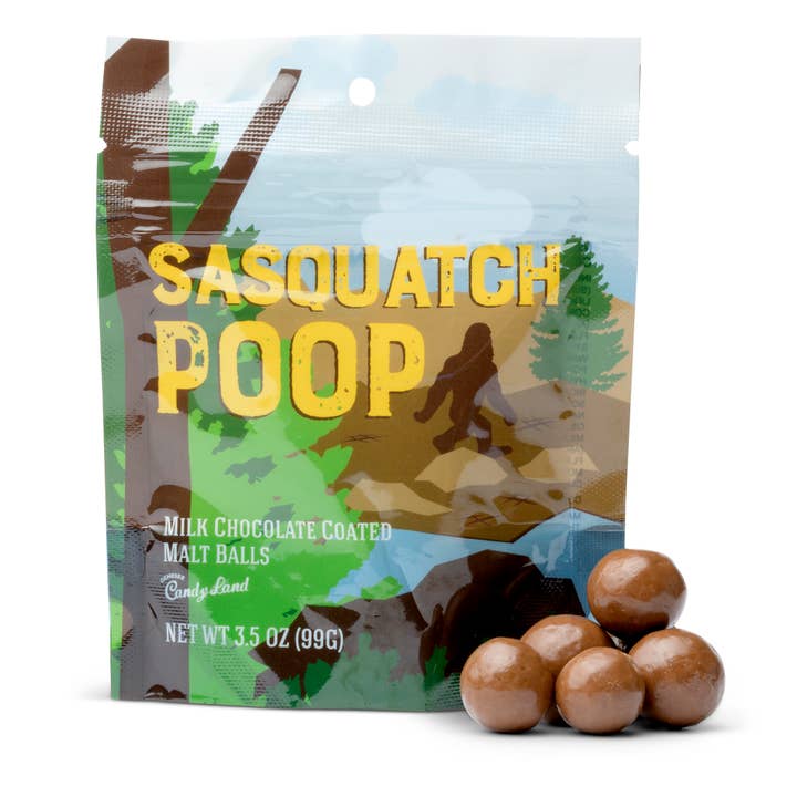 Genesee Candy Land - Wholesale Chocolate Covered Sweets - Sasquatch Poop (chocolate covered malt balls)