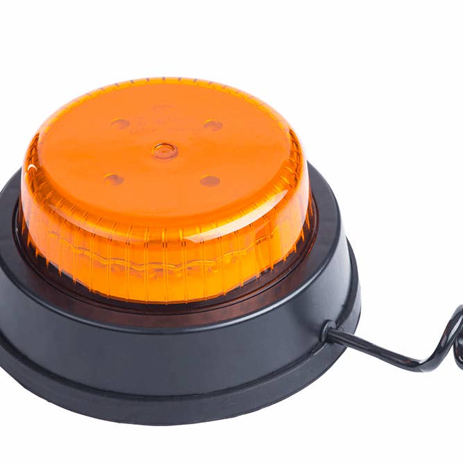 Oranges Warnleuchtenlicht mit Magnethalter und Zigarettenanzünderstecker LDO 2664/F für den Großhandel von RoadLites